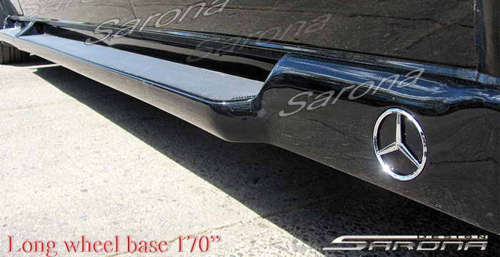 Custom Mercedes Sprinter  Long Wheel Base Running Boards (2007 - 2018) - $1290.00 (Part #MB-003-SB)